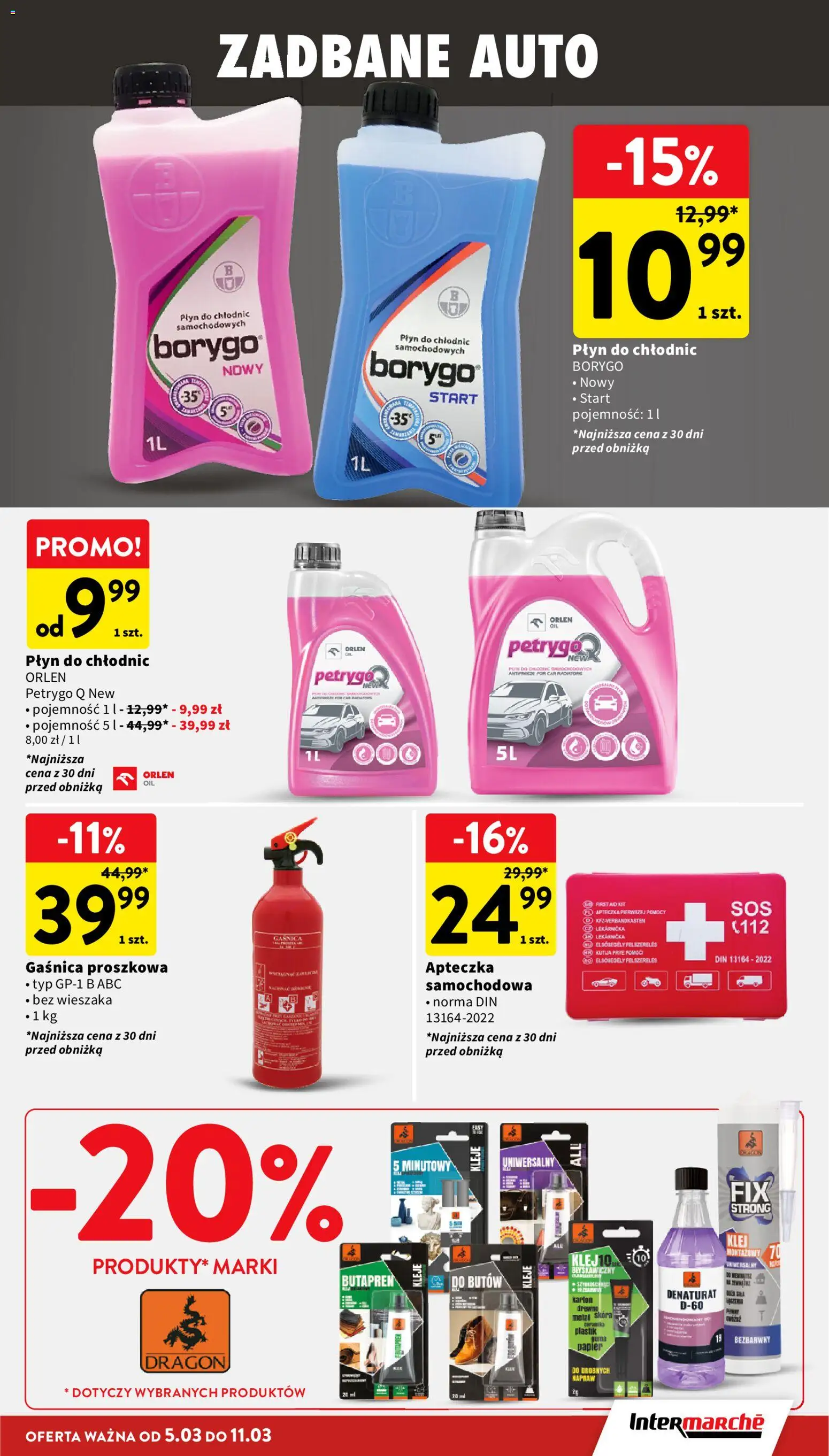 Intermarche gazetka od 05.03.2026 | Strona: 39 | Produkty: Gaśnica, Denaturat