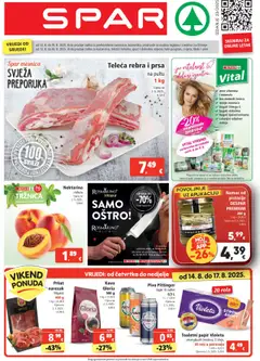 Katalog Spar - Pregled kataloga iz trgovine Spar, vrijedi od 13.08.2025