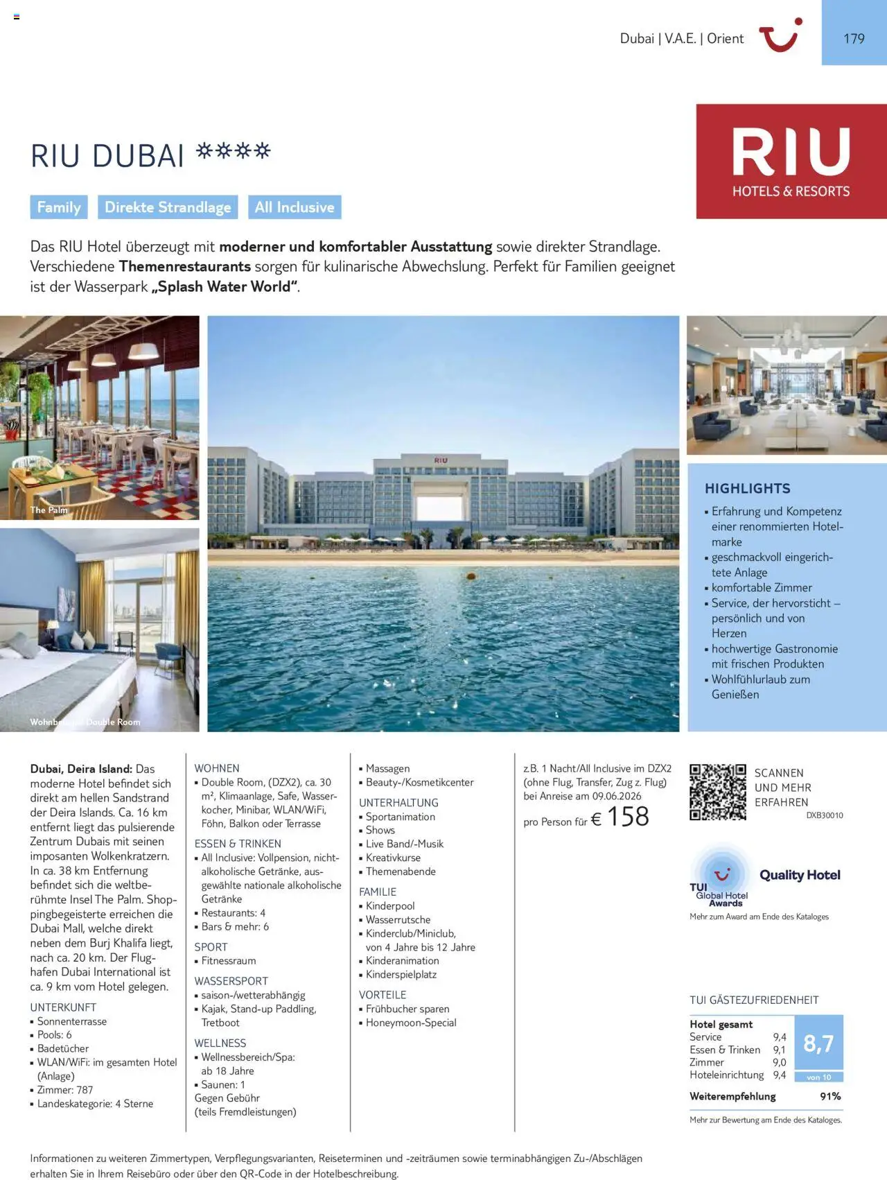 TUI Prospekt  Asien, Afrika, Orient & Indischer Ozean 2025/26 	 – gültig ab 01.11.2025 | Seite: 179 | Produkte: Wasser