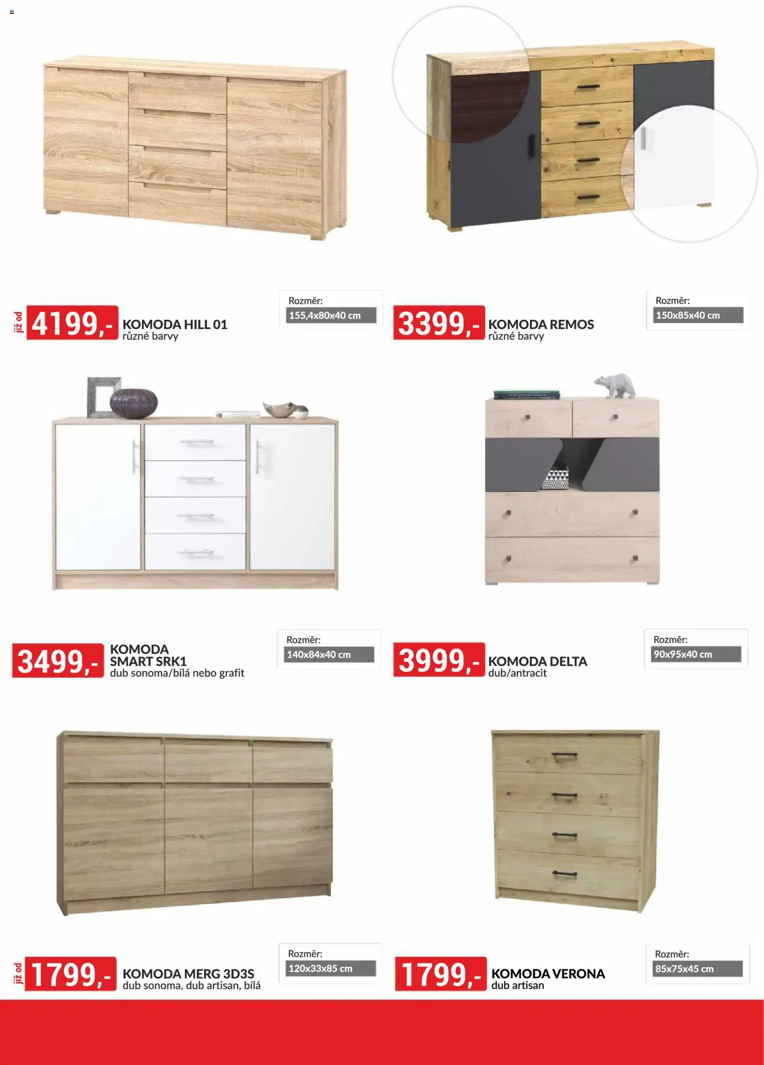 BAUMAX leták - Zařiďte si bydlení od 01.01.2026 | Strana: 14 | Produkty: Komoda, Barvy