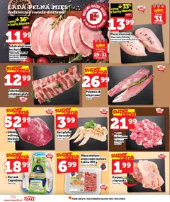 Pogląd oferty "Topaz Gazetka" - ważna od 29.01.2026 | Strona: 10 | Produkty: Schab, Piersi, Mięso, Mięso mielone