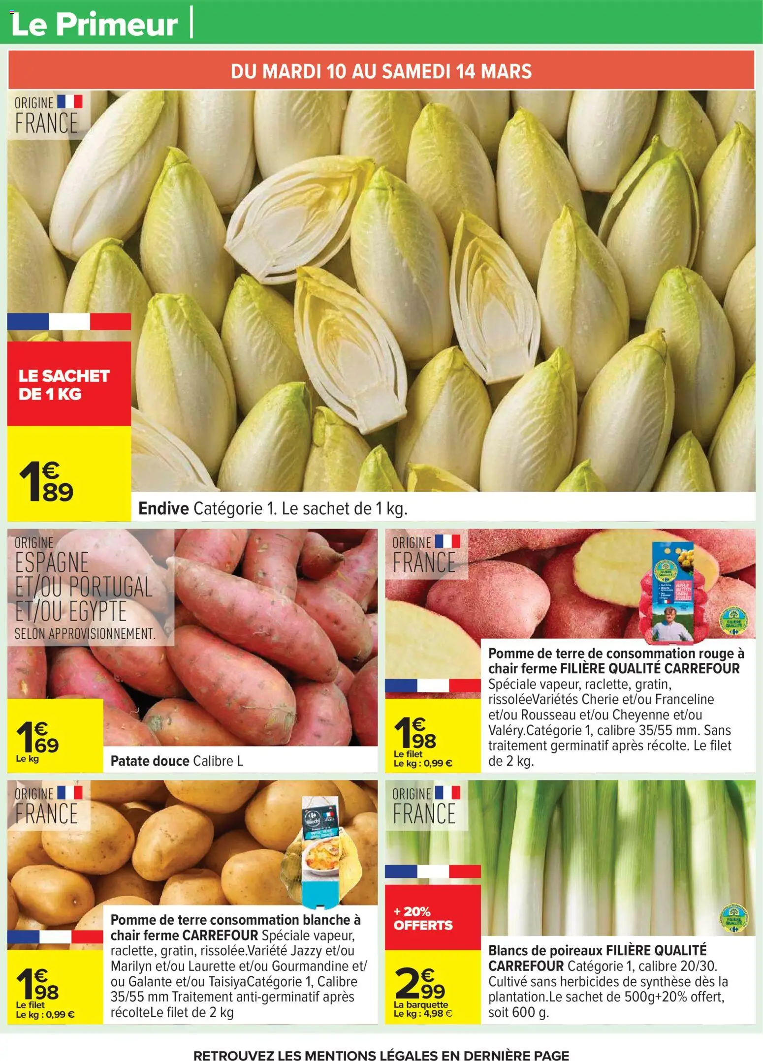 {H1} | Page: 28 | Produits: Pomme, Patate douce, Poireaux, Pomme de terre de consommation