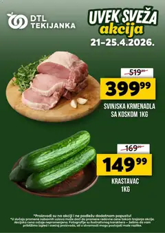 Tekijanka katalog Uvek sveža akcija - pregled Tekijanka kataloga - važi od 21.04.2026