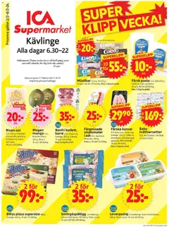 ICA Supermarket - Kävlinge - Förhandsvisning av reklamblad från butik ICA Supermarket aktuell från 02.02.2026