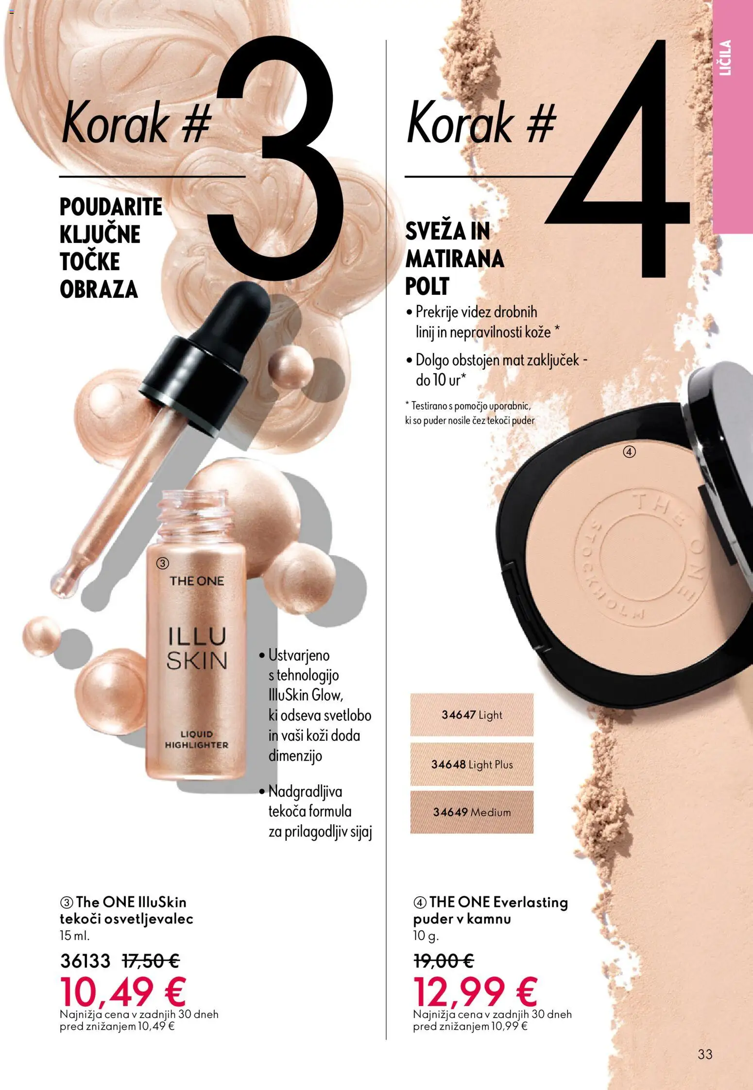 Novi Oriflame katalog ponudbe – veljaven od 29.10.2025 | Stran: 33 | Izdelki: Licila, Puder