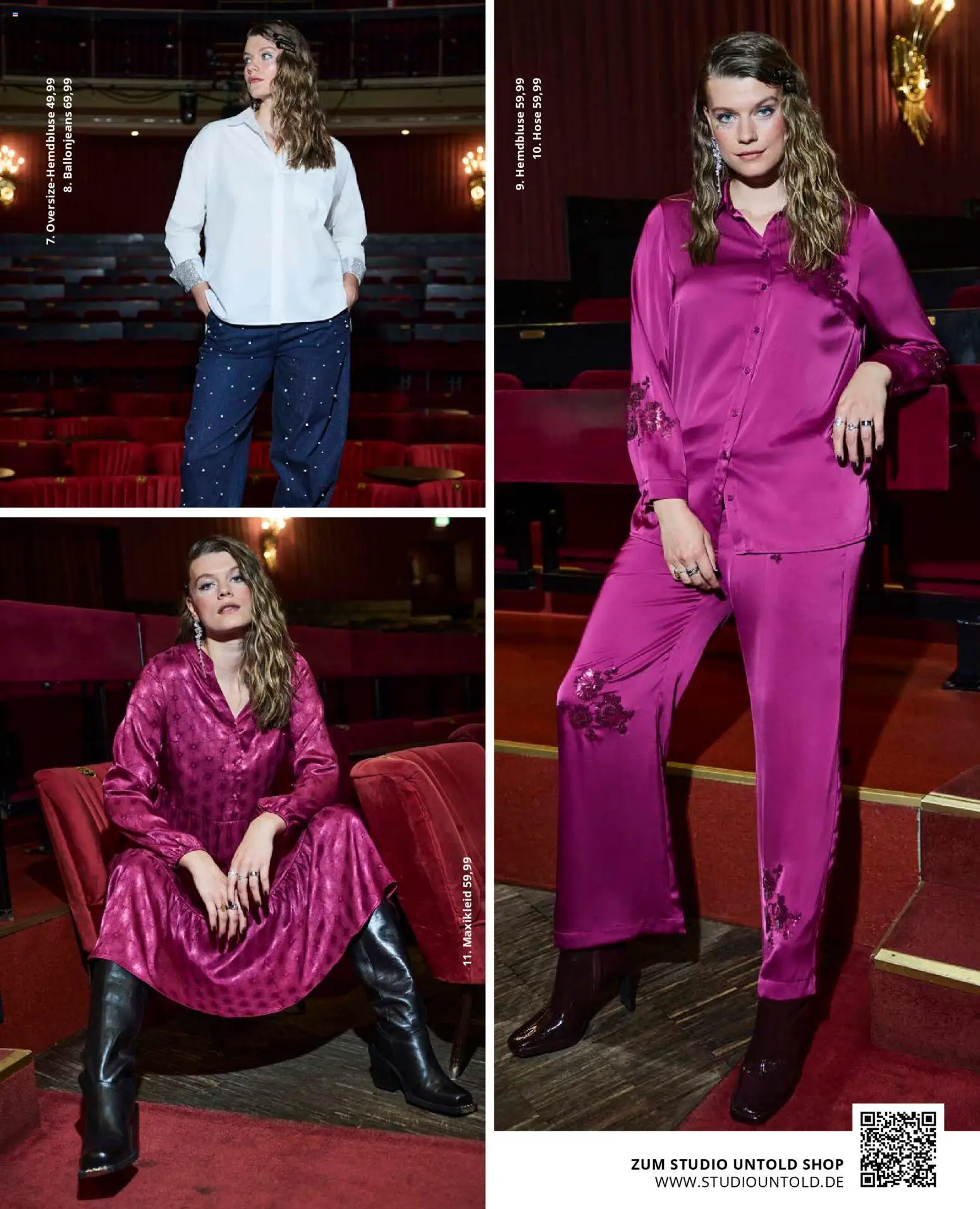 Ulla Popken Prospekt 	 – gültig ab 01.11.2025 | Seite: 85 | Produkte: Hemdbluse, Maxikleid, Hose