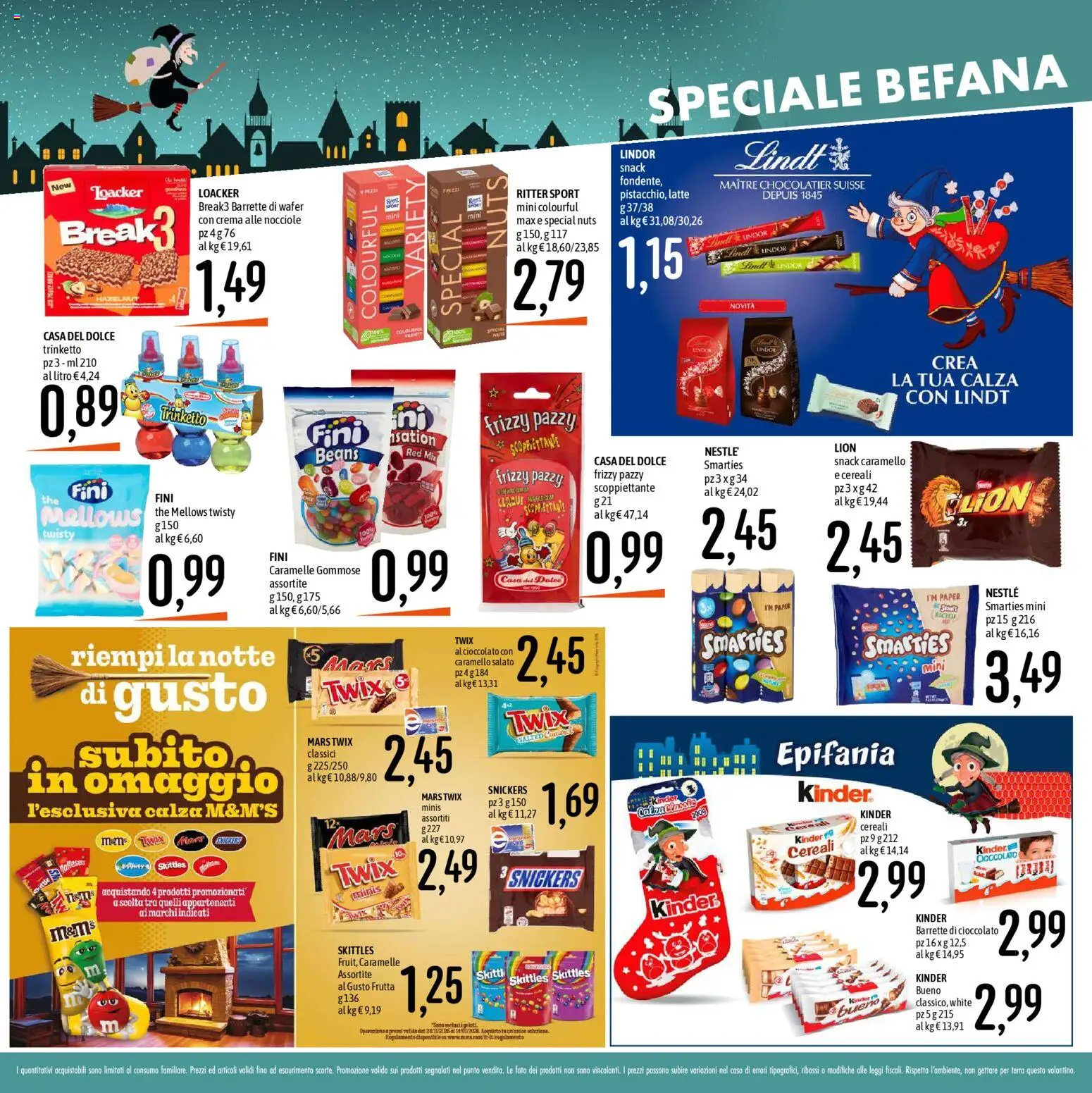 Volantino Emisfero del 28.12.2025 | Pagina: 4 | Prodotti: Cioccolato, Cereali, The, Terra