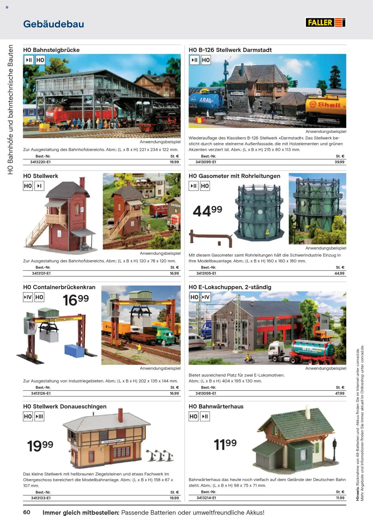 Conrad  Modellbahn Katalog – gültig ab 25.08.2025 | Seite: 62 | Produkte: Batterien