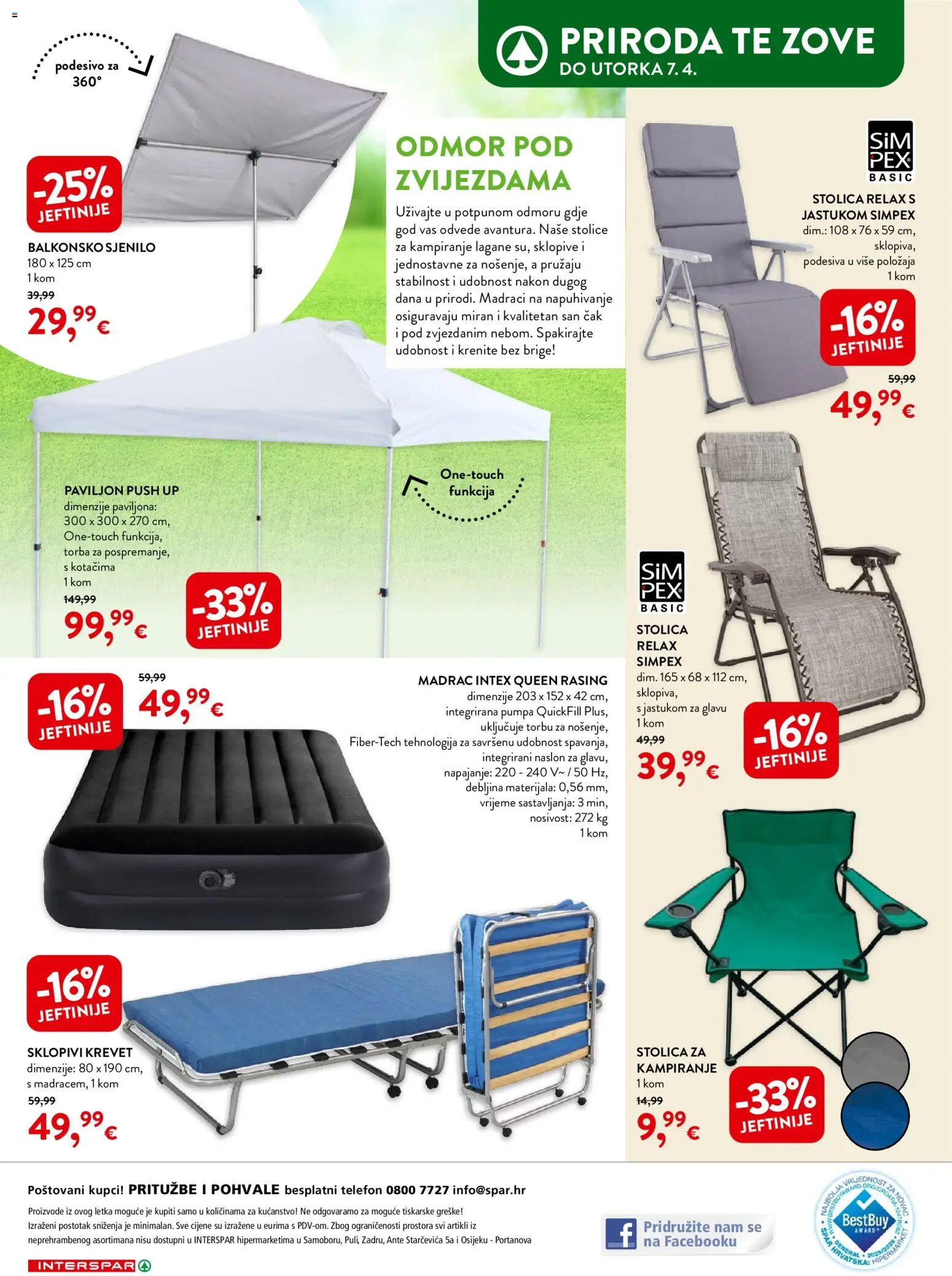Interspar katalog | vrijedi od 04.03.2026 | Stranica: 16 | Proizvodi: Madrac, Stolica, Telefon, Torba