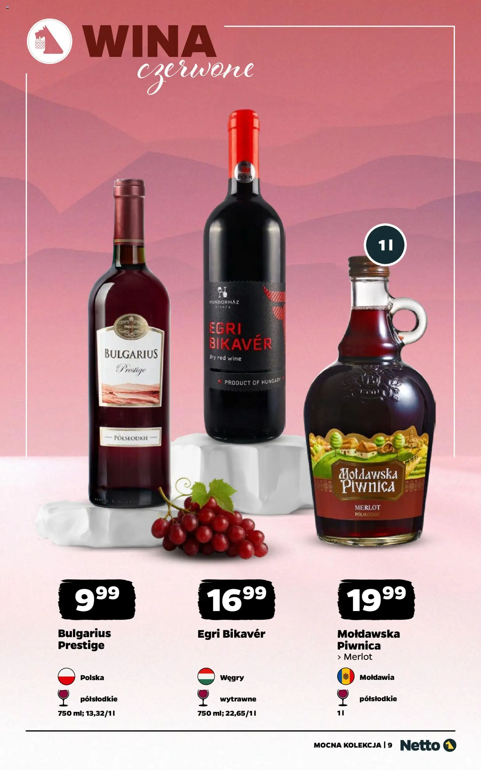 Netto gazetka - Wina od 02.03.2026 | Strona: 9 | Produkty: Merlot