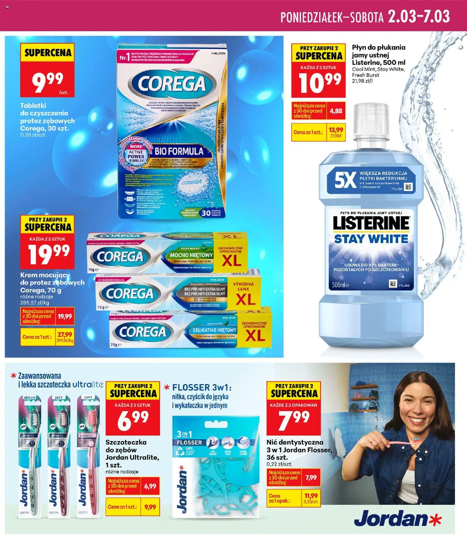 Biedronka Polsko leták - Twoje piękne strony od 26.02.2026 | Strana: 39 | Produkty: Corega, Krém, Listerine