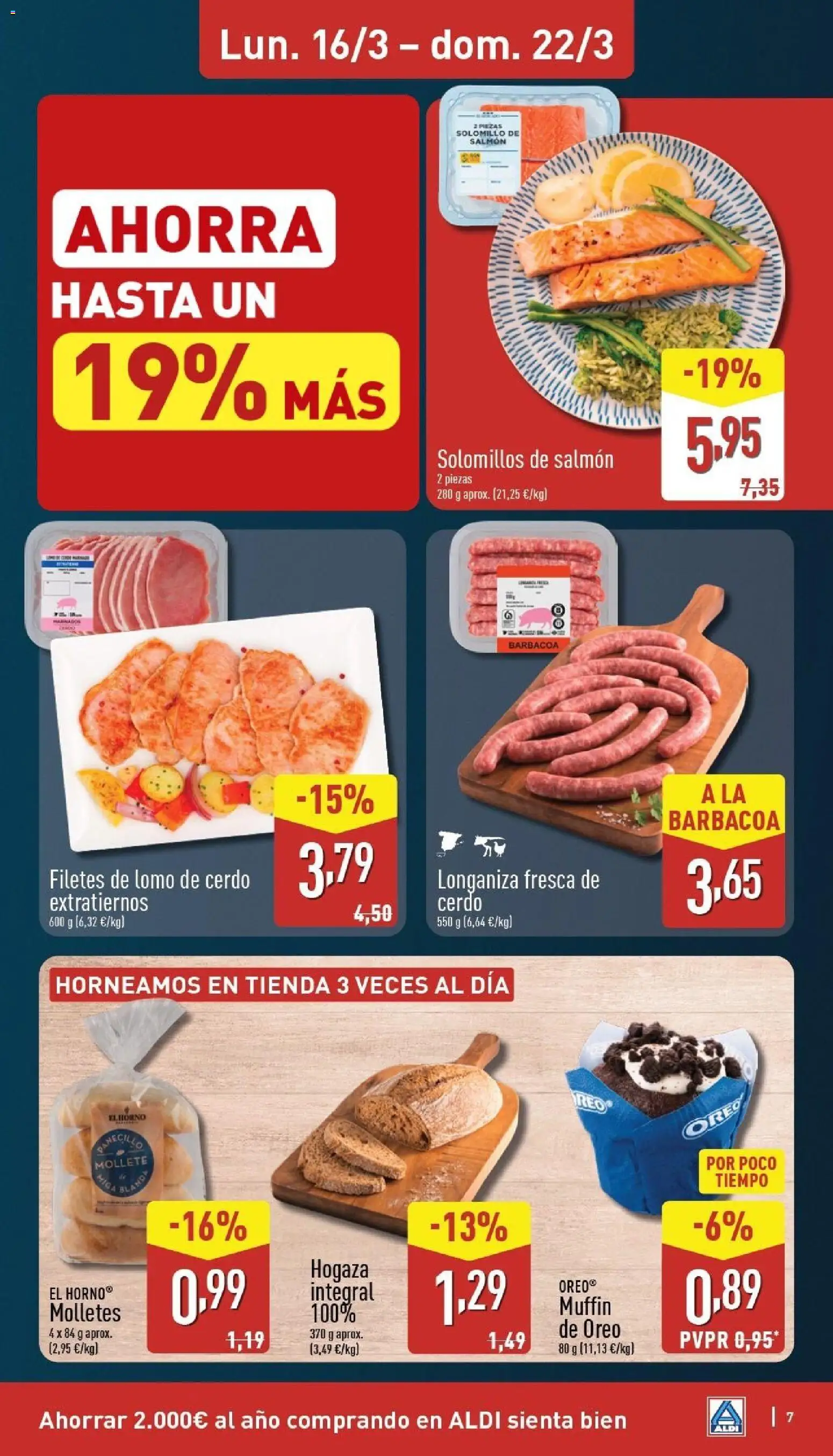 Aldi folleto Canarias │ válido desde el 16.03.2026 | Página: 7 | Productos: El horno, Longaniza, Barbacoa, Horno