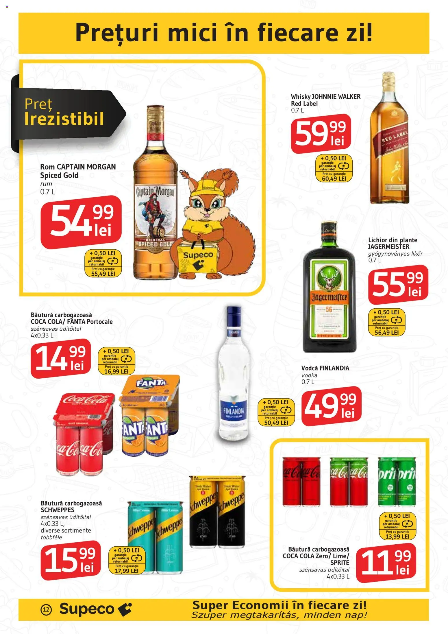 Noul catalog Supeco – valabil de la 27.11.2025 | Pagină: 12 | Produse: Su ısıtıcı, Mici, Lichior, Rom