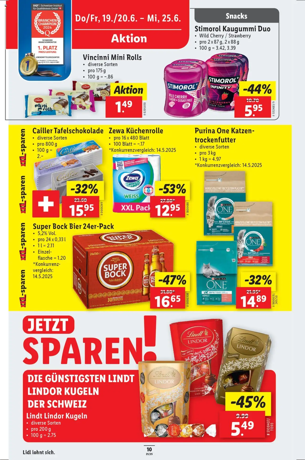 Lidl Aktionen ab 19.06.2025 | Seite: 10 | Produkte: Küchenrolle, Bier