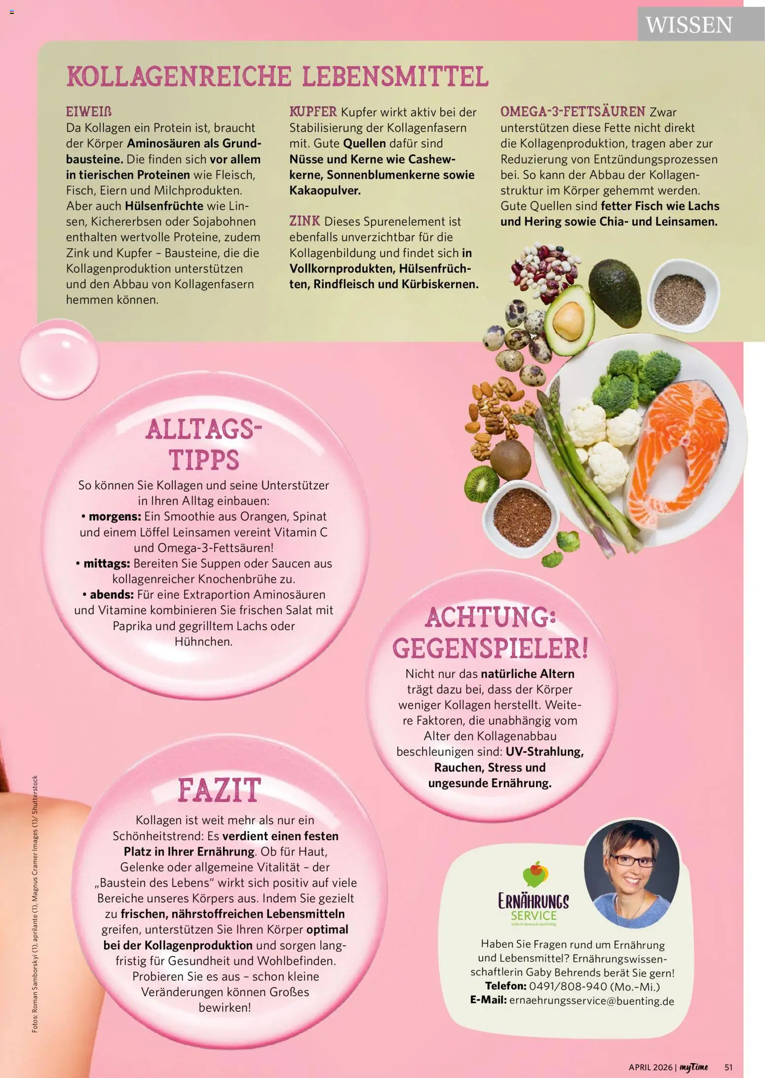 Combi myTime April 2026 – gültig ab 01.04.2026 | Seite: 51 | Produkte: Fisch, Lachs, Paprika, Nüsse