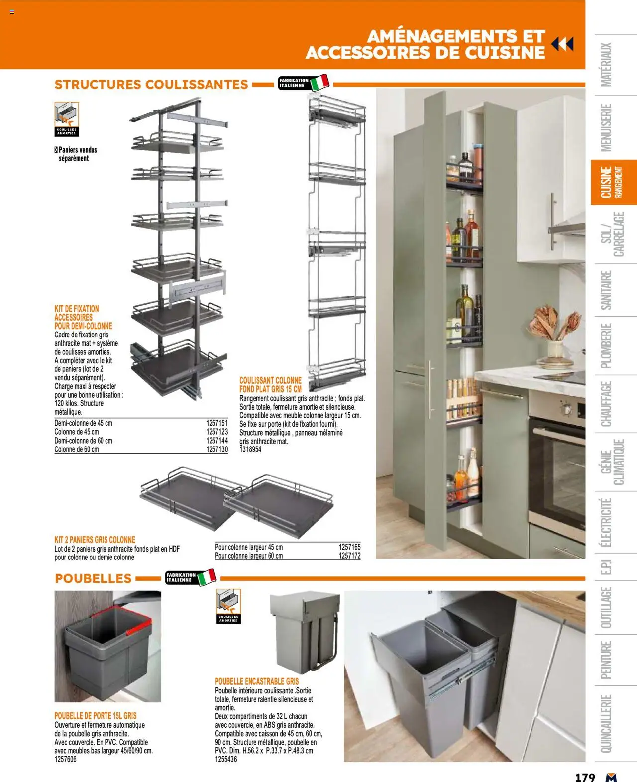  | Page: 179 | Produits: Meuble, Poubelle, Porte, Cadre