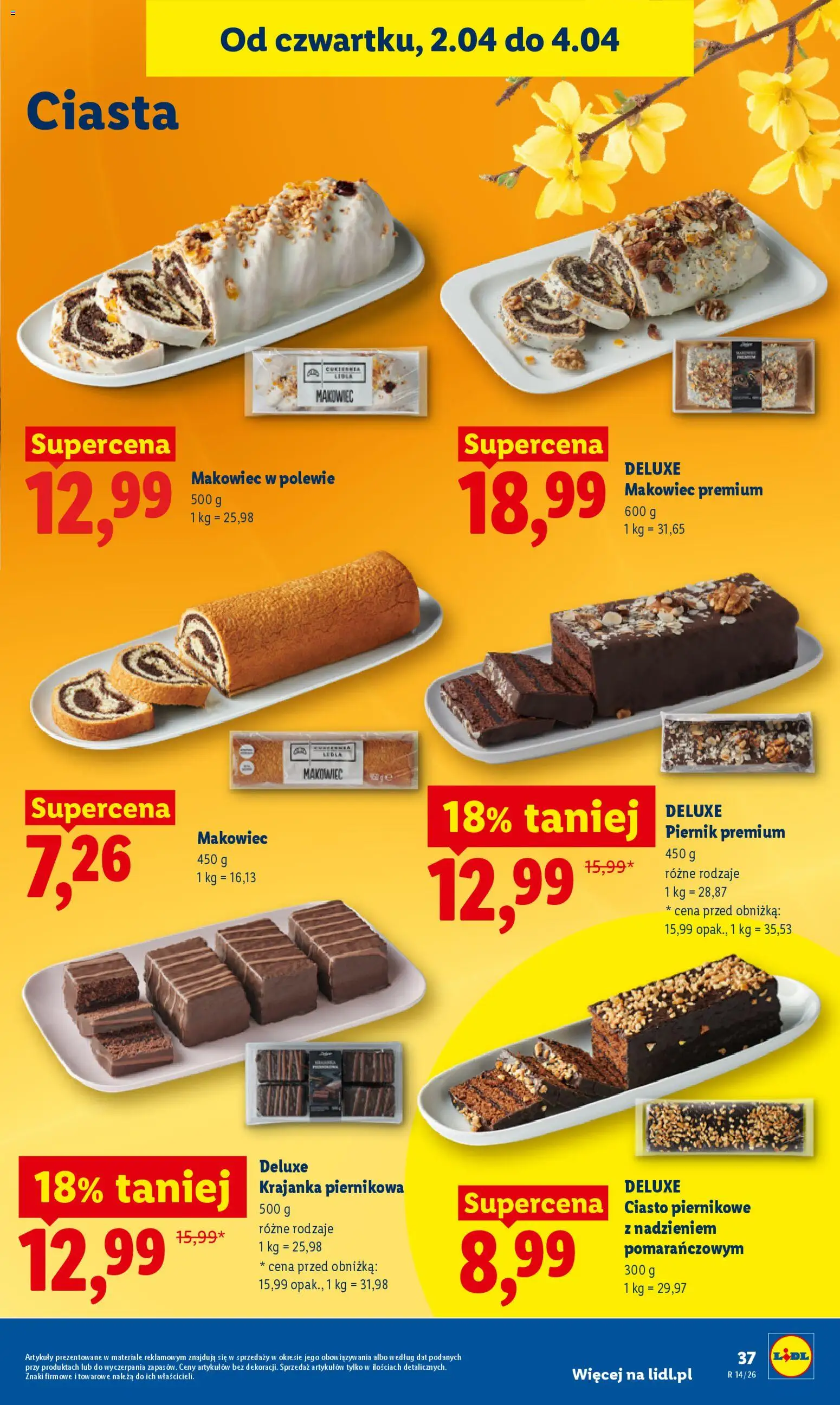 Lidl Polsko leták od 02.04.2026 | Strana: 39 | Produkty: Deluxe