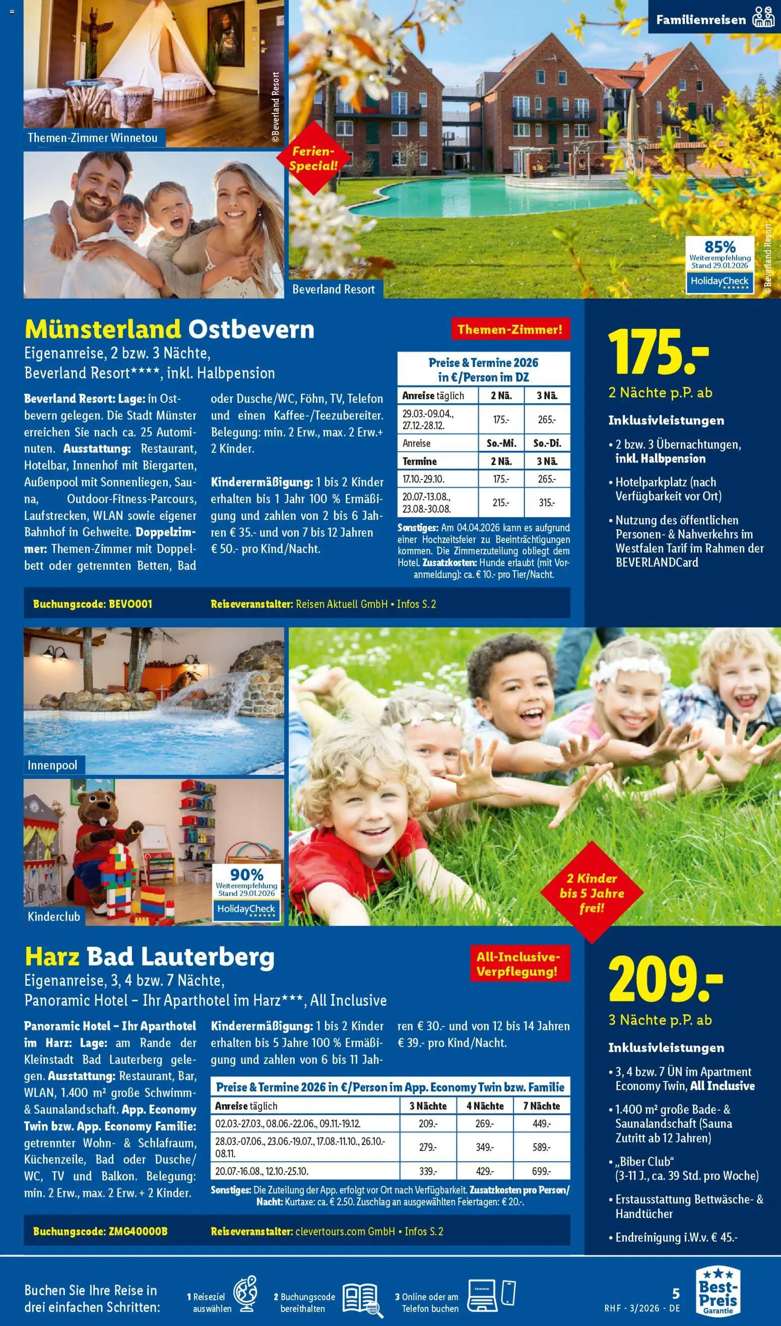 Lidl Reisen Prospekt 	 – gültig ab 28.02.2026 | Seite: 5 | Produkte: Bett, Bad, Telefon, TV