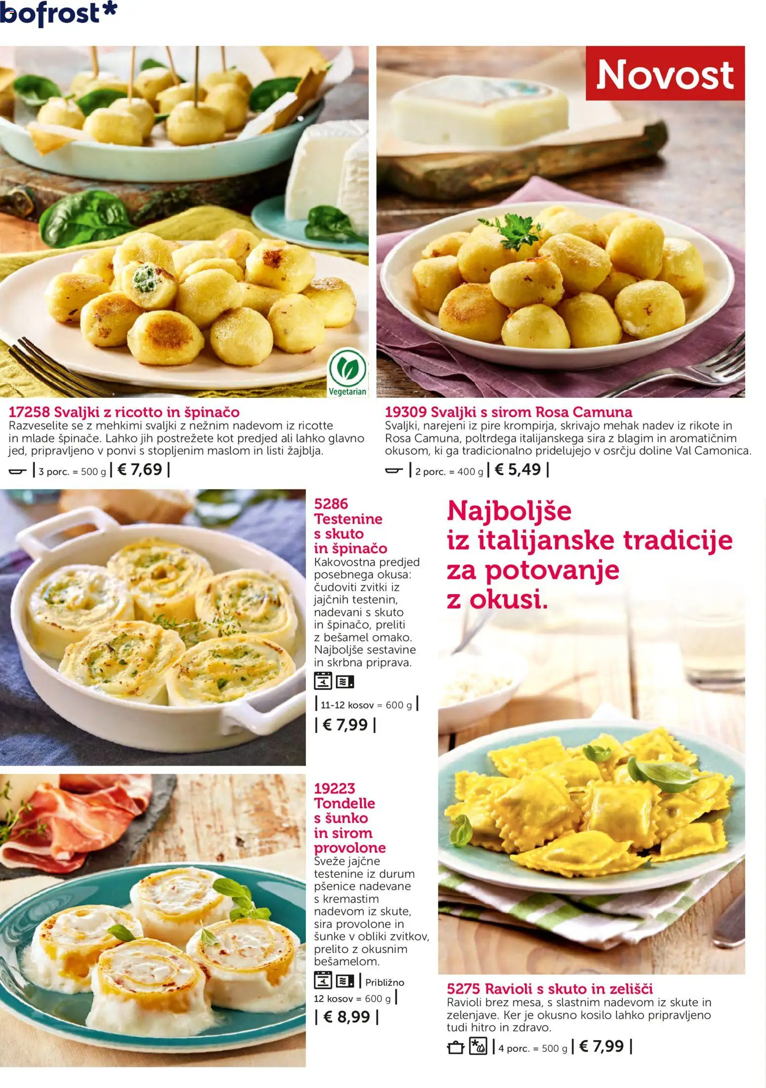 Novi Bofrost katalog ponudbe – veljaven od 04.03.2026 | Stran: 30 | Izdelki: Testenine