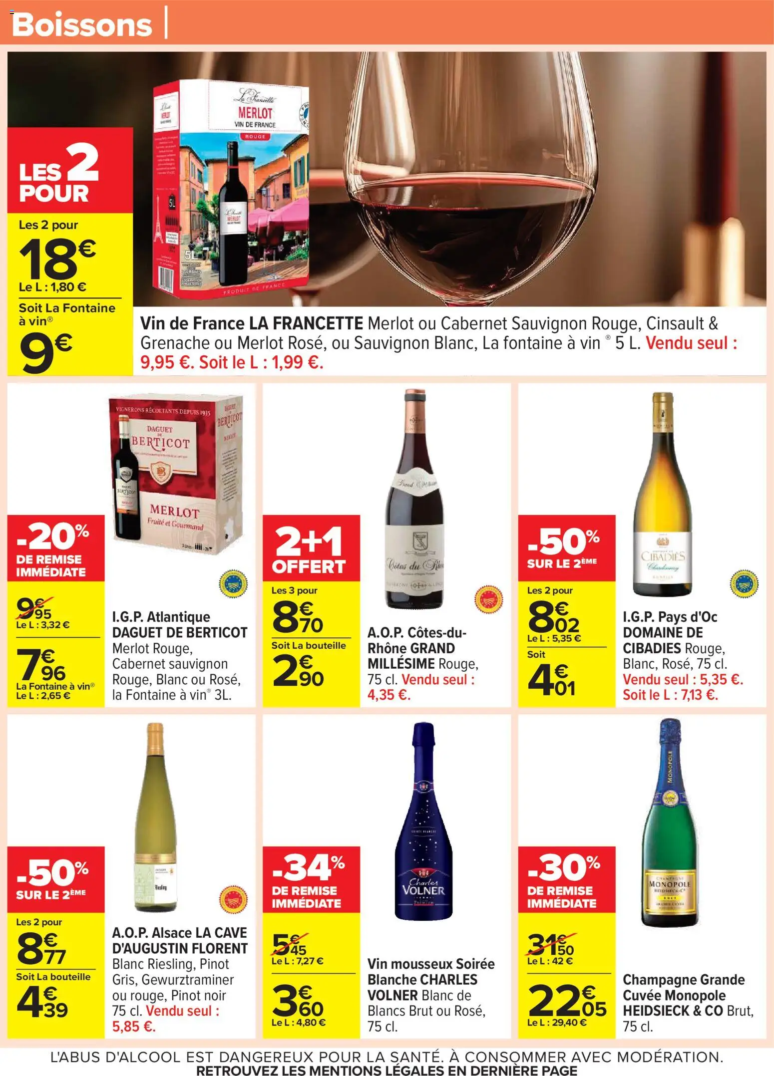 {H1} | Page: 57 | Produits: Vin mousseux, Champagne, Mousseux, Vin