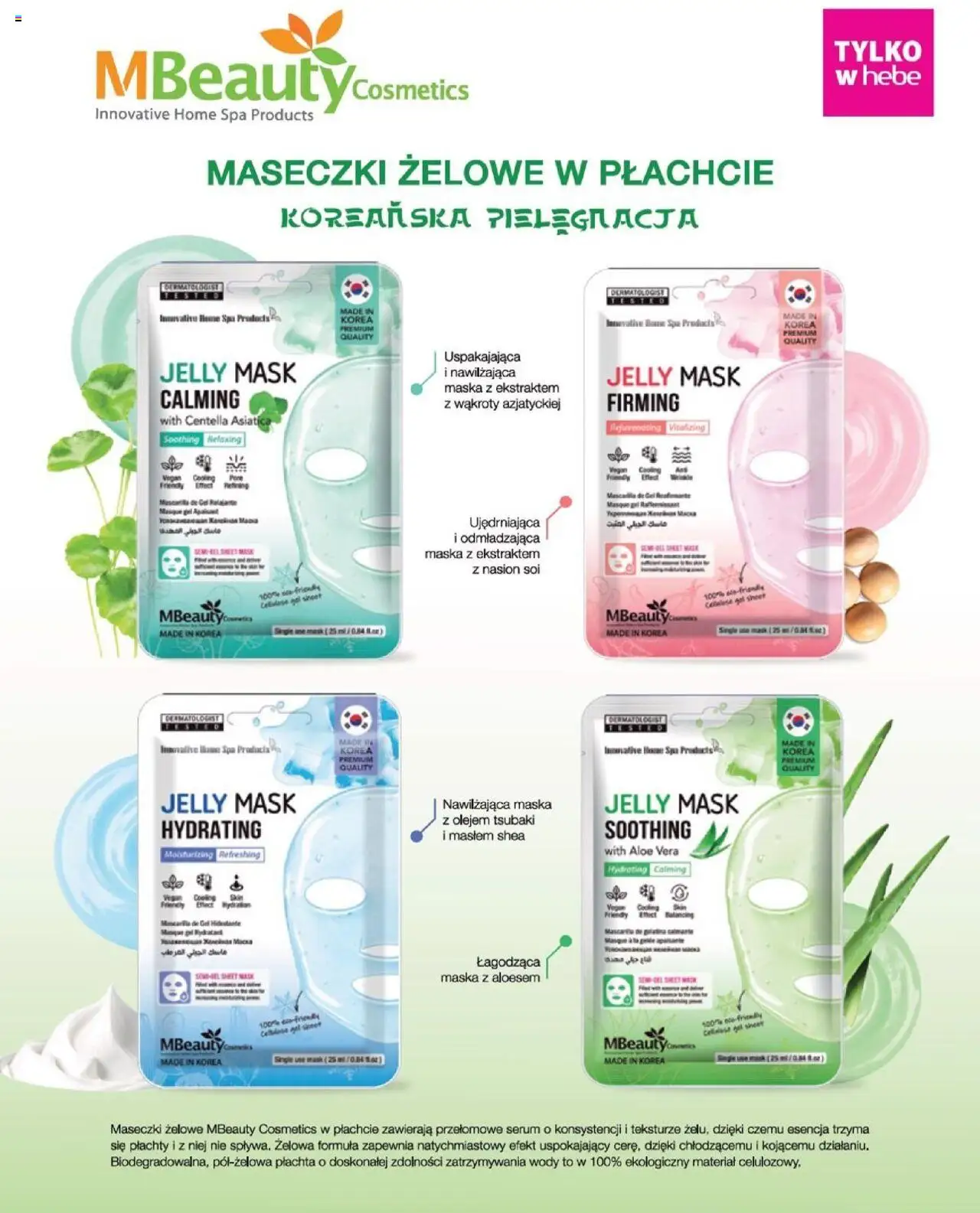 Hebe Gazetka - Magazyn od 01.07.2025 | Strona: 31 | Produkty: Maseczki, Maska