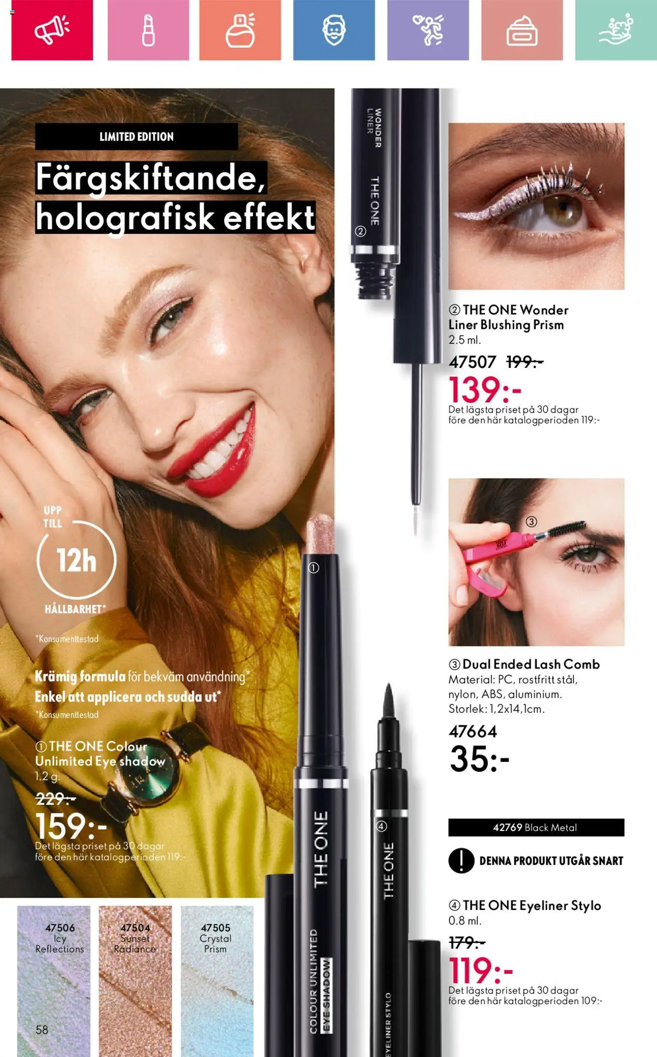 Oriflame reklamblad aktuell från 01.06.2025 | Sida: 58 | Produkter: Eyeliner