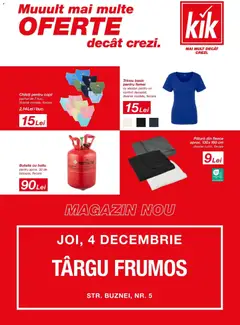 Ofertele Kik valabile de la 01.12.2025