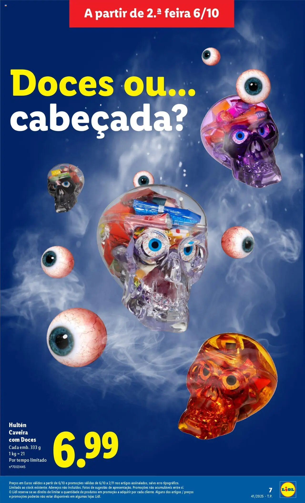 Lidl - Especial Halloween │ válido de 03.10.2025 | Página: 7 | Produtos: Doces
