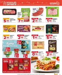 Anteprima del volantino Iperal volantino Ancora Più Offerte valido a partire dal 25.03.2026 | Pagina: 3 | Prodotti: Salame, Tacchino, Formaggio, Pasta