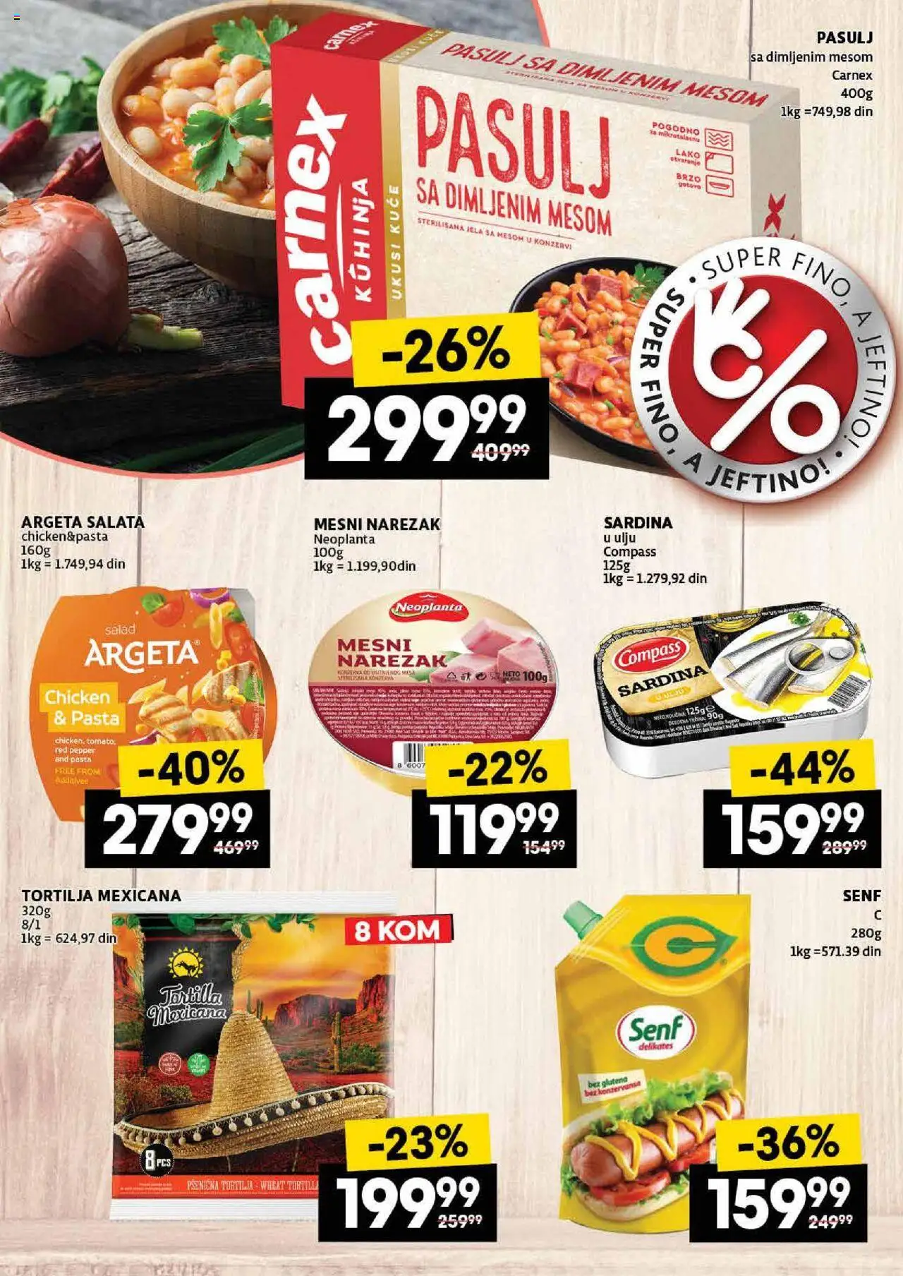 Idea katalog - važi od 24.07.2025 | Strana: 32 | Proizvode: Senf, Narezak, Mesni narezak, Sardina