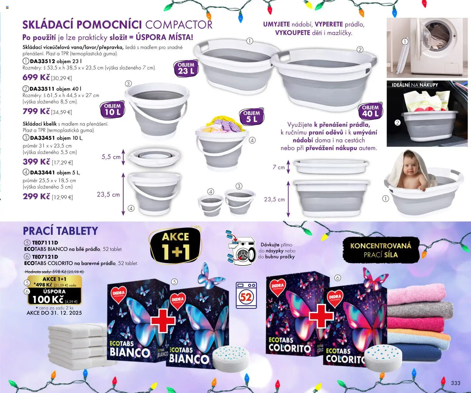 Nové Dedra akcie – leták je platný od 01.12.2025 | Strana: 33