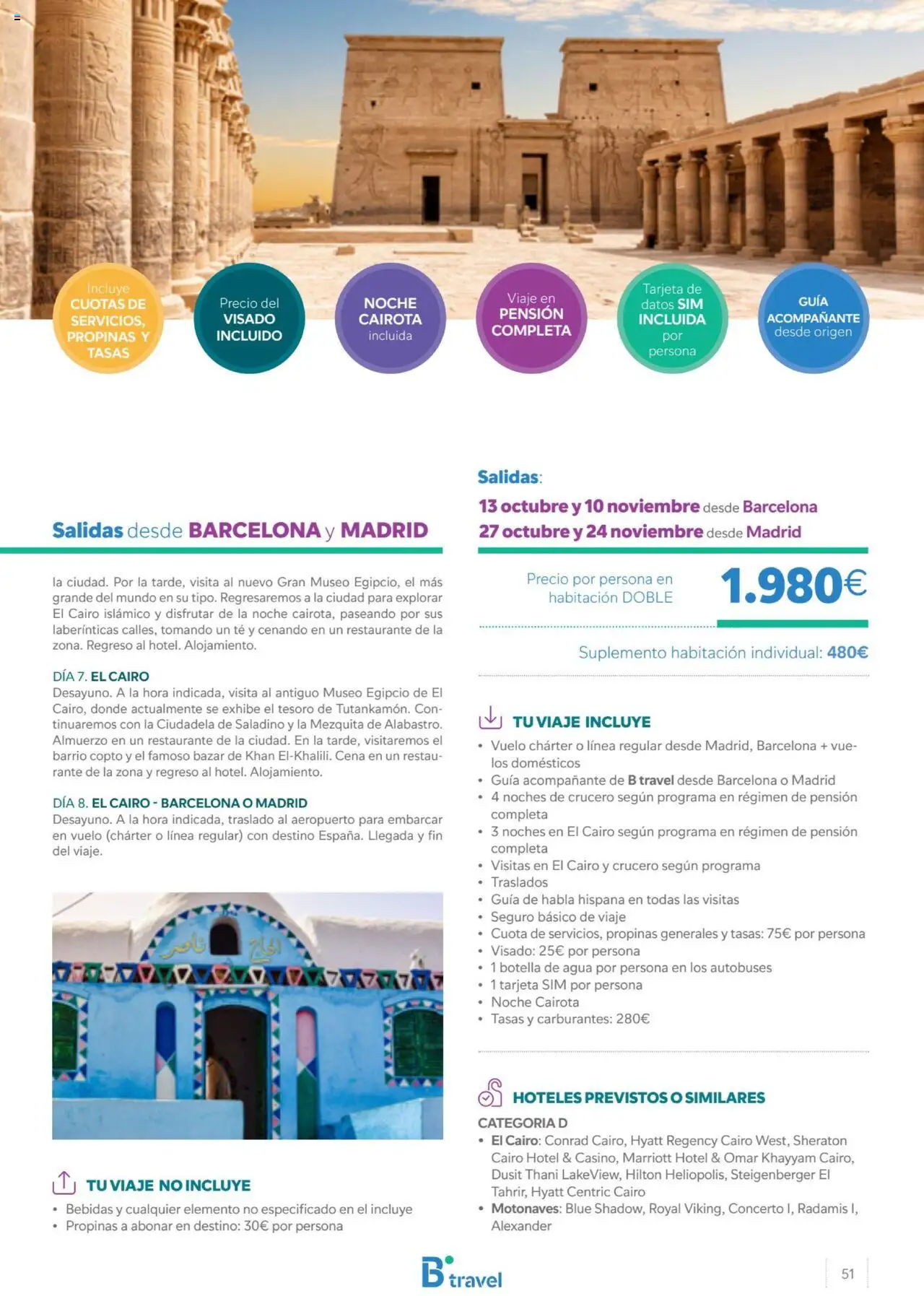 B the travel brand Viajeros Expertos Internacional  │ válido desde el 27.02.2025 | Página: 51 | Productos: Botella de agua, Té
