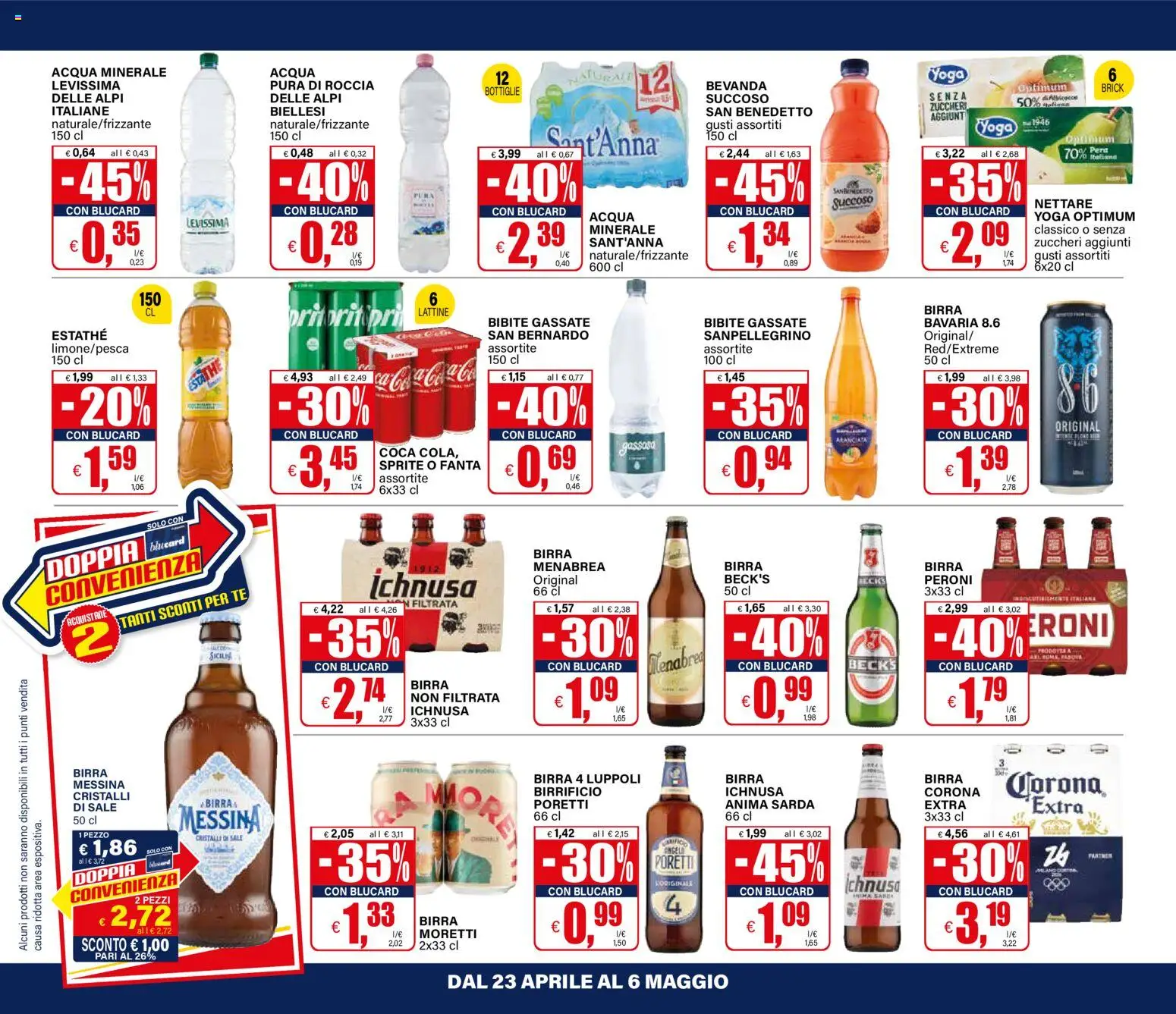 Volantino Il Gigante del 23.04.2026 | Pagina: 30 | Prodotti: Birra, Tè, Sale, Fanta