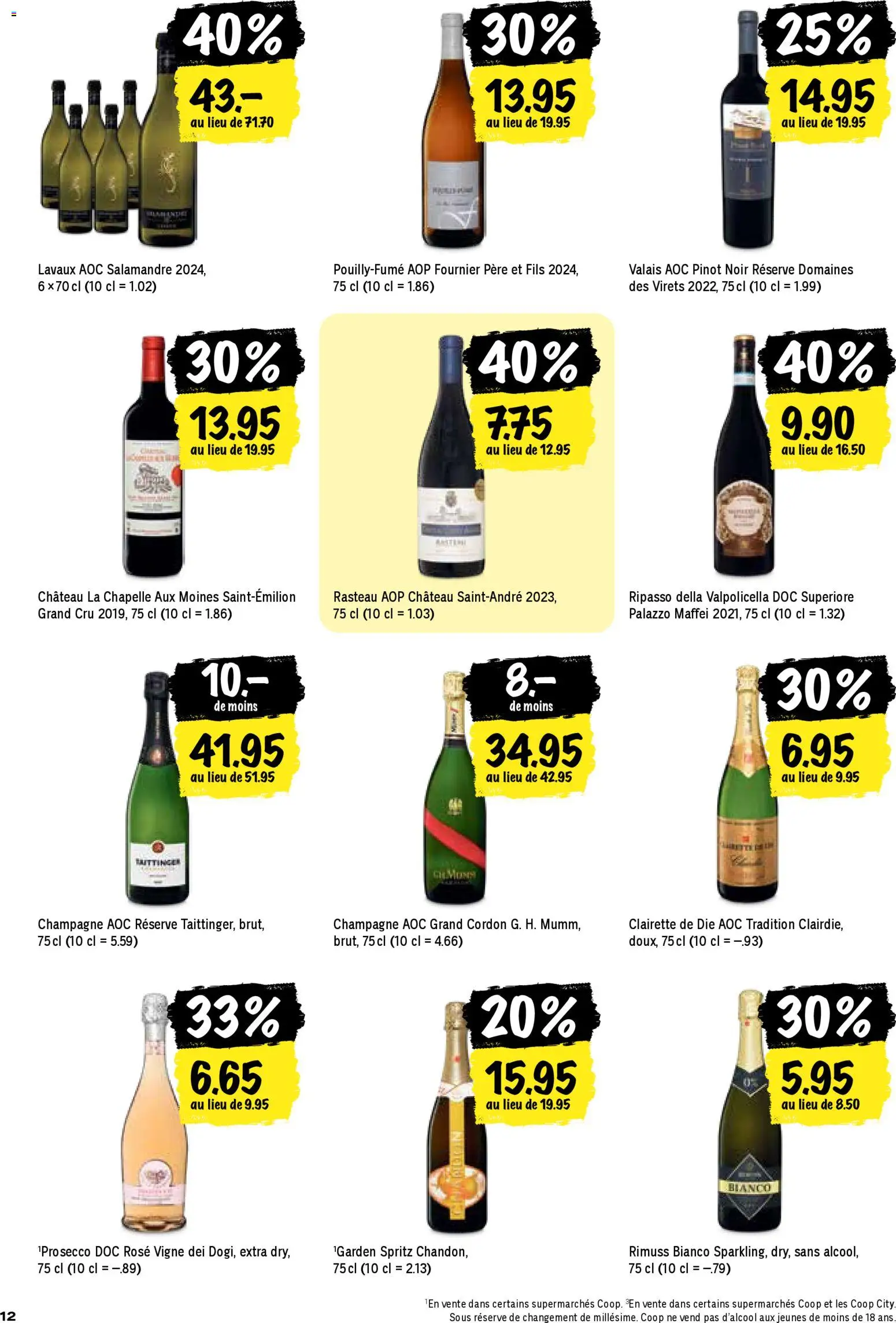Coop - Les actions de la semaine – gültig ab 27.11.2025 | Seite: 12