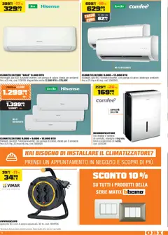 Anteprima del volantino OBI volantino valido a partire dal 02.04.2026 | Pagina: 6 | Prodotti: Climatizzatore, Deumidificatore, Tastiera