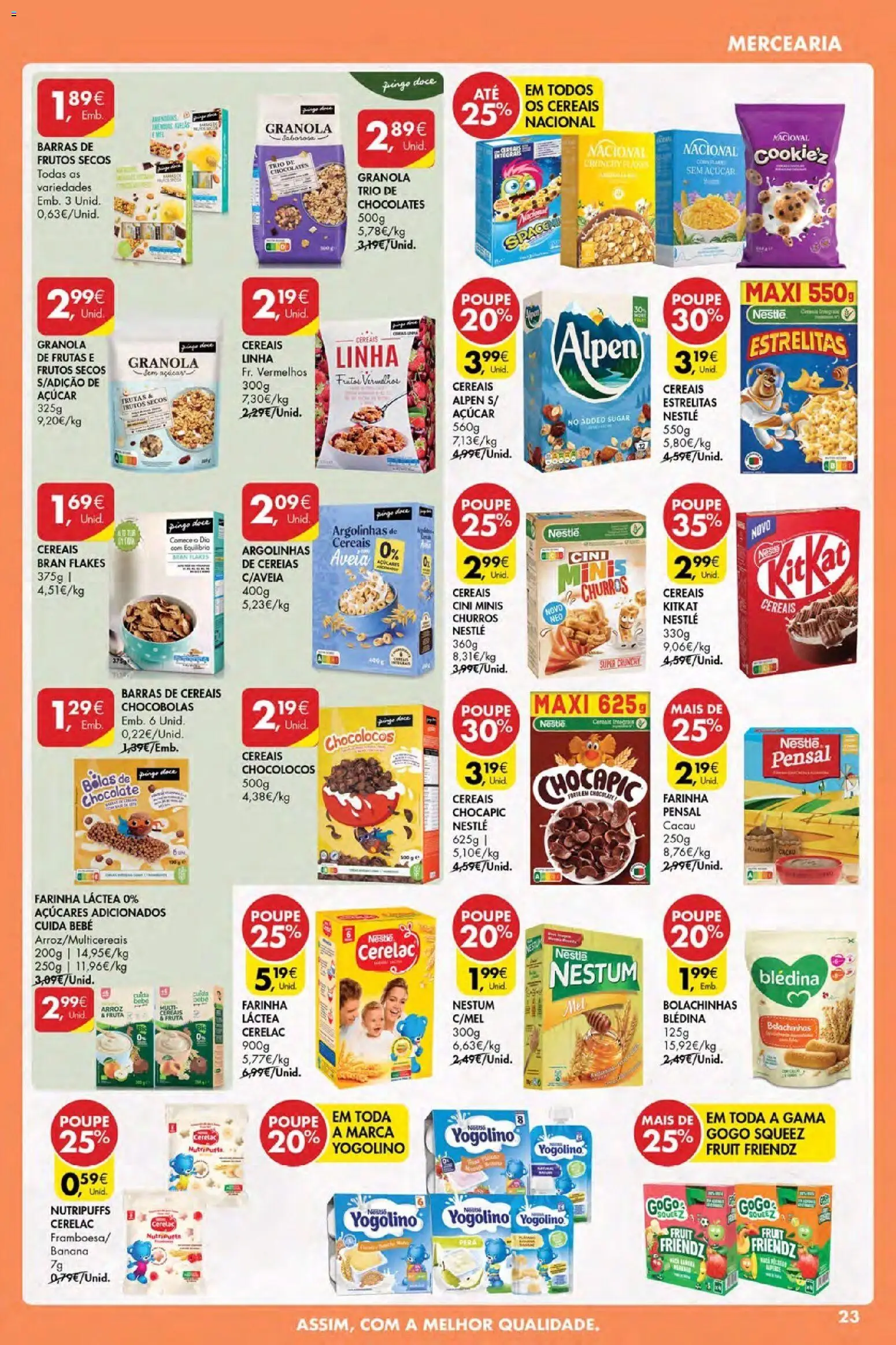 Pingo Doce Poupe Esta Semana Açores │ válido de 02.04.2026 | Página: 23 | Produtos: Banana, Chocolates, Chocolate, Arroz