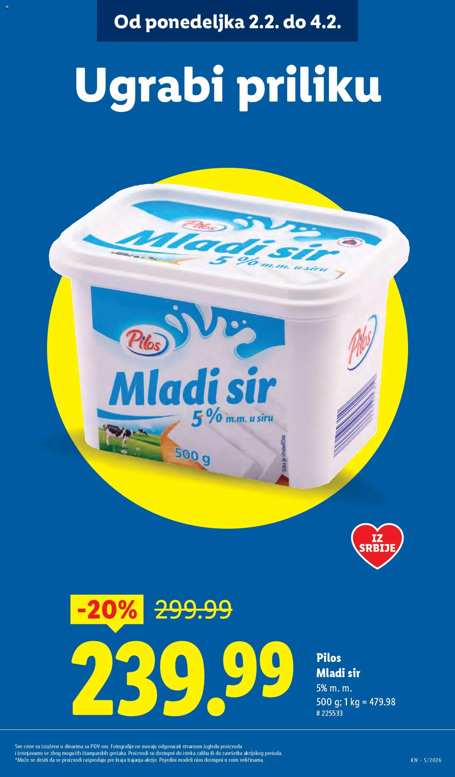 Lidl katalog - važi od 29.01.2026 | Strana: 13 | Proizvode: Mladi sir, Sir