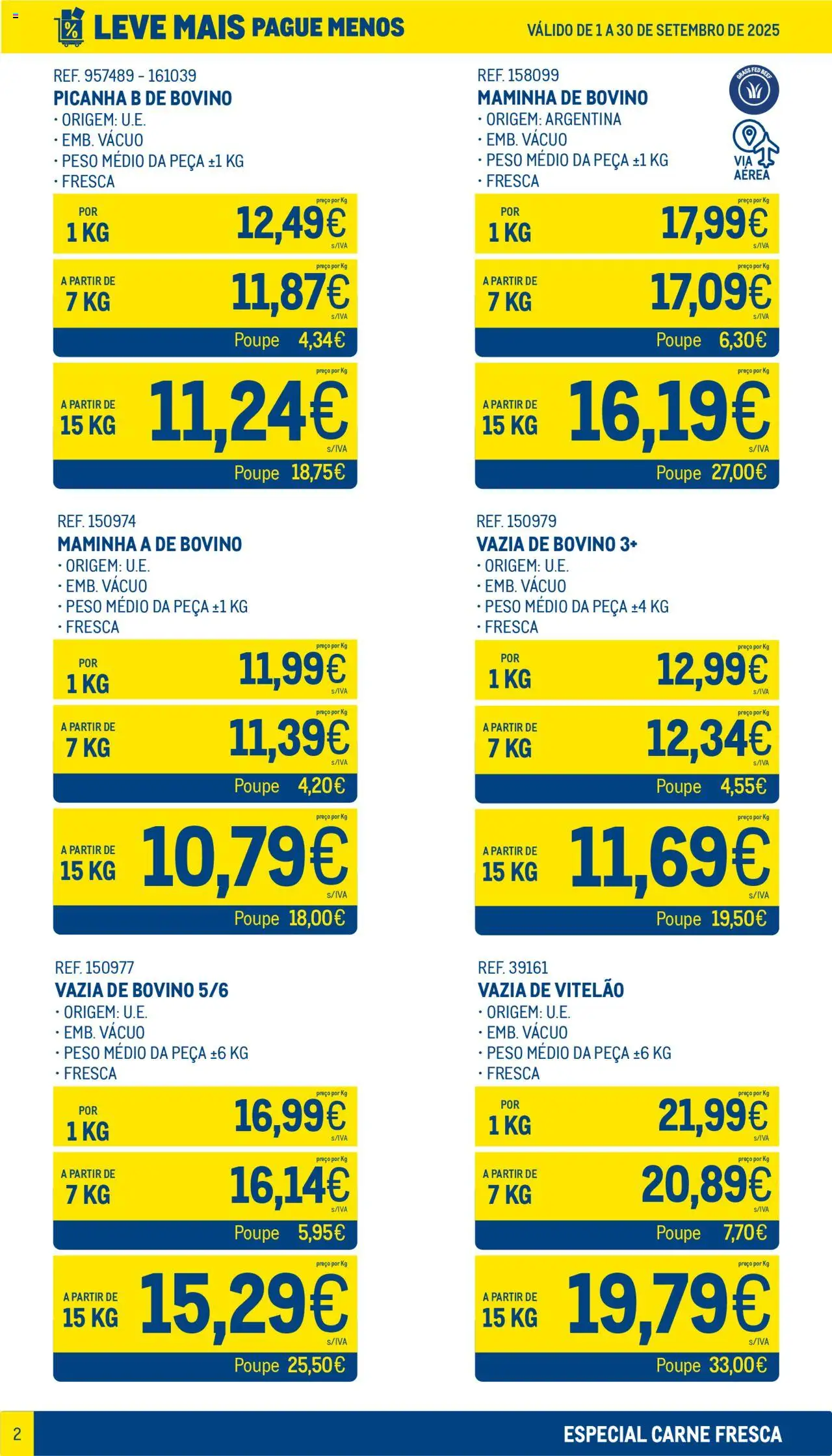 Makro - Leve Mais Pague Menos - Carne Fresca │ válido de 01.09.2025 | Página: 2 | Produtos: Carne