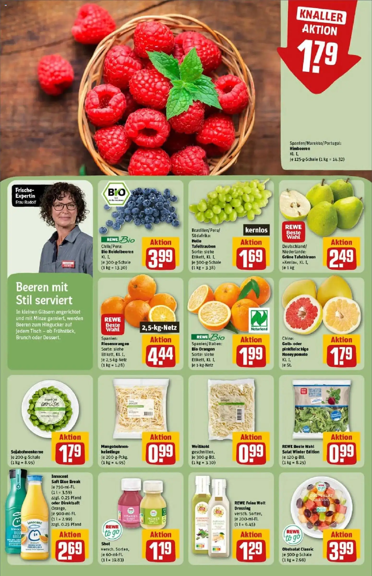 Rewe prospekt Traunreut	 – gültig ab 26.01.2026 | Seite: 6 | Produkte: Tisch, Dressing, Heidelbeeren, Saft