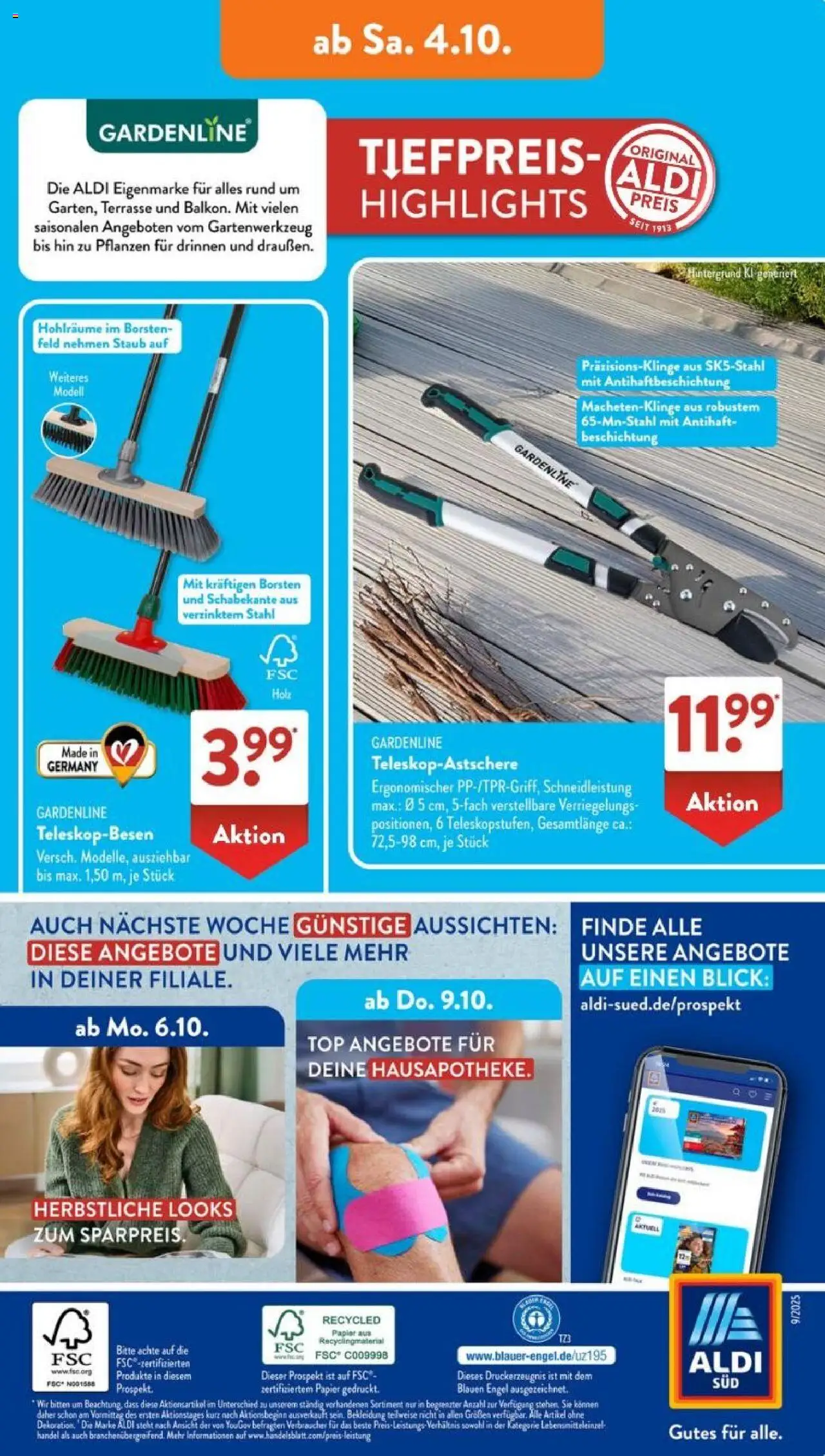 Aldi Süd Prospekt 	 – gültig ab 29.09.2025 | Seite: 19