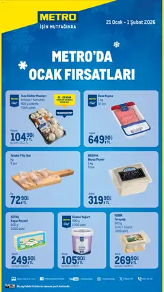 21.01.2026 tarihinden itibaren geçerli olan Metro kataloğu önizlemesi