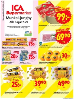 ICA Supermarket - Munka-Ljungby - Förhandsvisning av reklamblad från butik ICA Supermarket aktuell från 25.08.2025