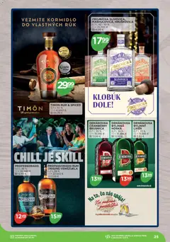 Terno leták platný od 10.11.2025 | Strana: 25 | Produkty: Slivovica, Klobúk, Rum