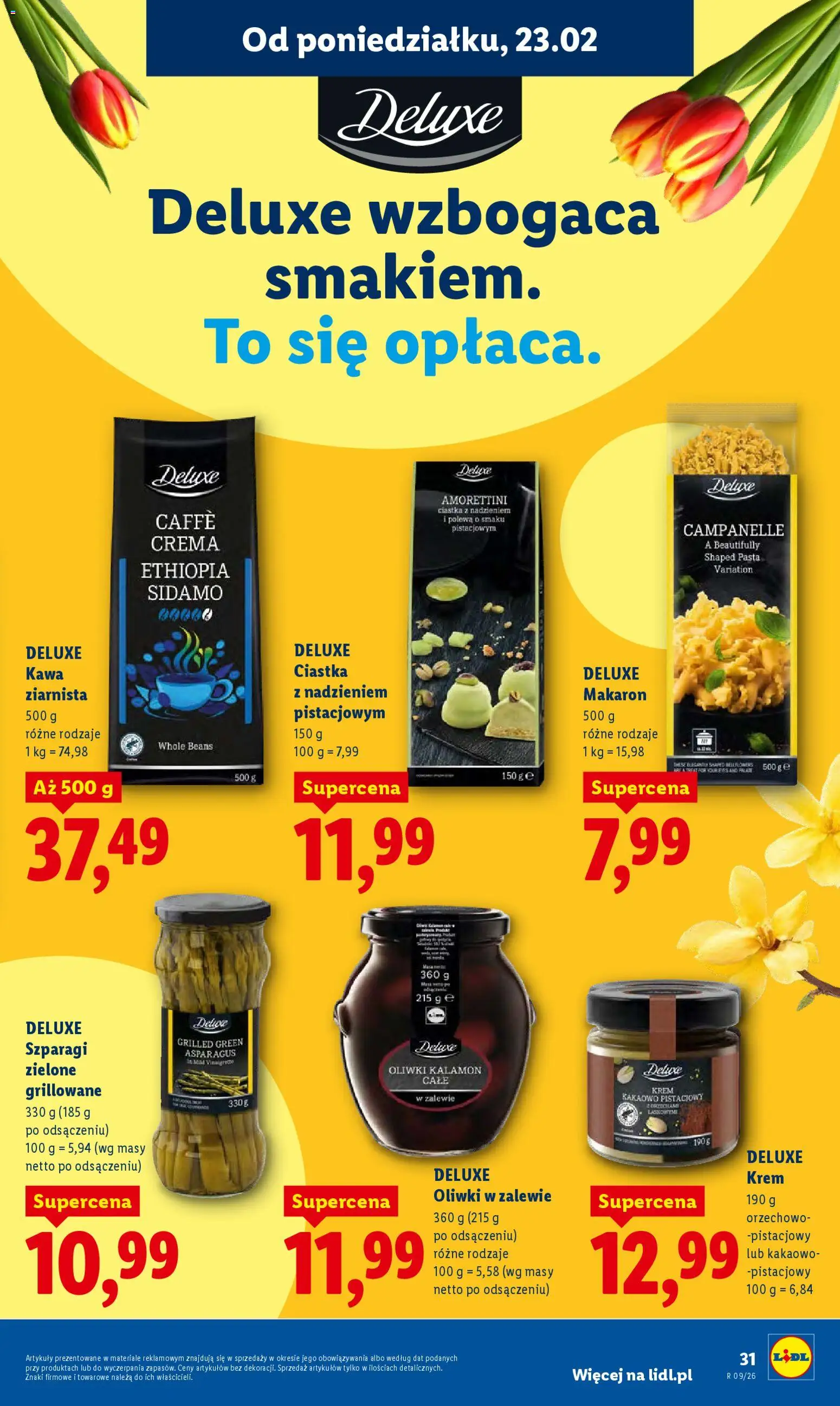 Lidl Polsko leták od 23.02.2026 | Strana: 31 | Produkty: Krém, Deluxe, Crema