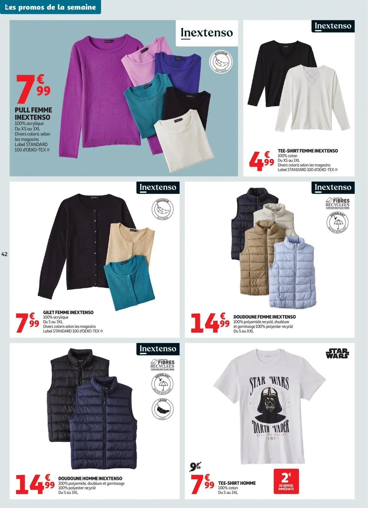  | Page: 42 | Produits: Coton, Pull, Thé, Doudoune