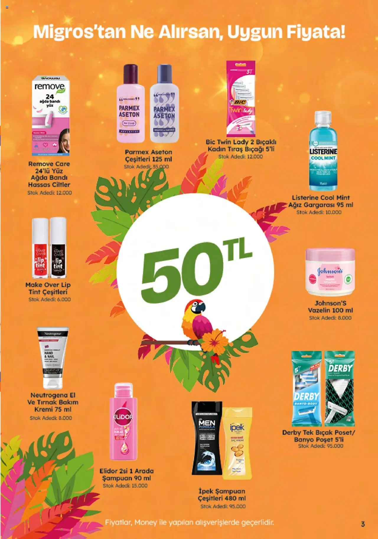 Migros Katalog - 5M Migroskop Dijital - 12.06.2025 tarihinden itibaren geçerlidir | Sayfa: 3 | Ürünler: Banyo, Şampuan