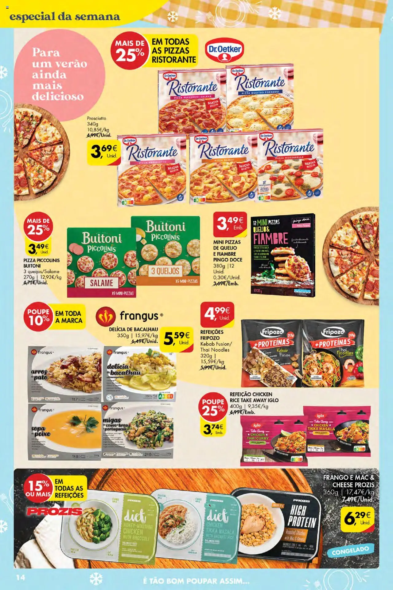 Pingo Doce Poupe Esta Semana Açores │ válido de 07.08.2025 | Página: 14 | Produtos: Pizza, Arroz, Peixe, Couve