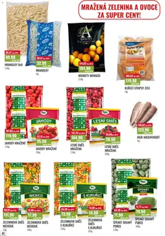 Náhled letáku Ratio leták od 01.04.2026 | Strana: 46 | Produkty: Krokety, Hejk, Zelenina, Kuřecí stripsy