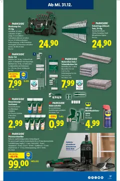 Lidl Aktionen ab 31.12.2025 gültig | Seite: 17 | Produkte: Cutter, Eisen