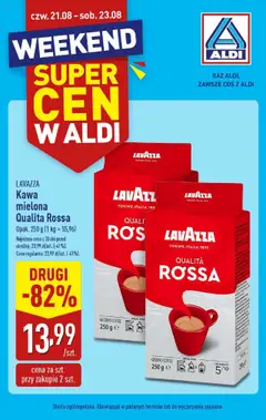 Pogląd oferty "Aldi Gazetka - Promocje weekend" - ważna od 21.08.2025
